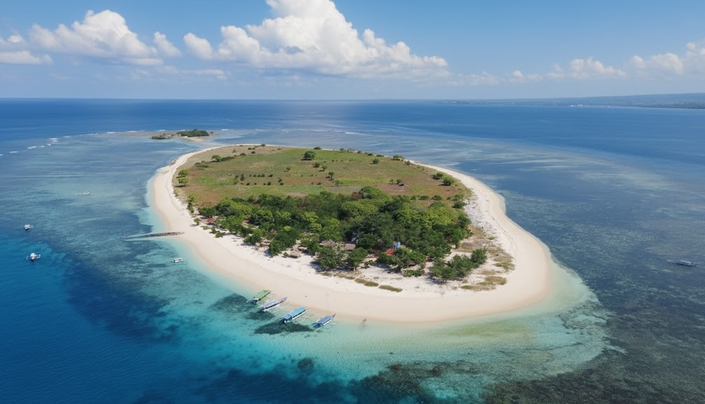 pulau kecil di lombok gili kondo