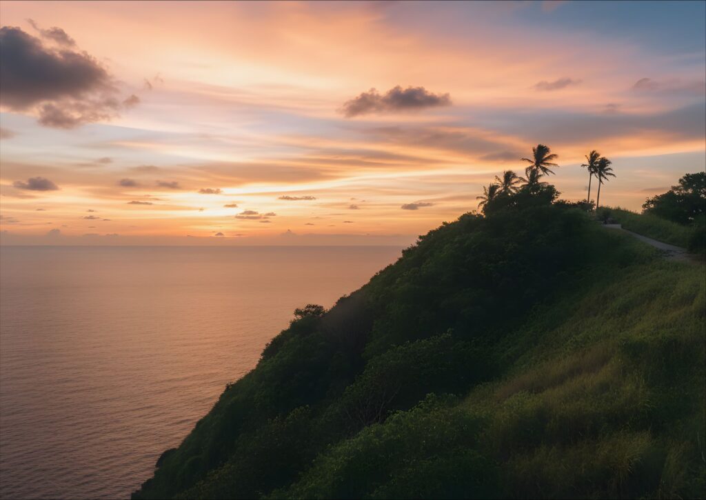 bukit malimbu sunset Gili