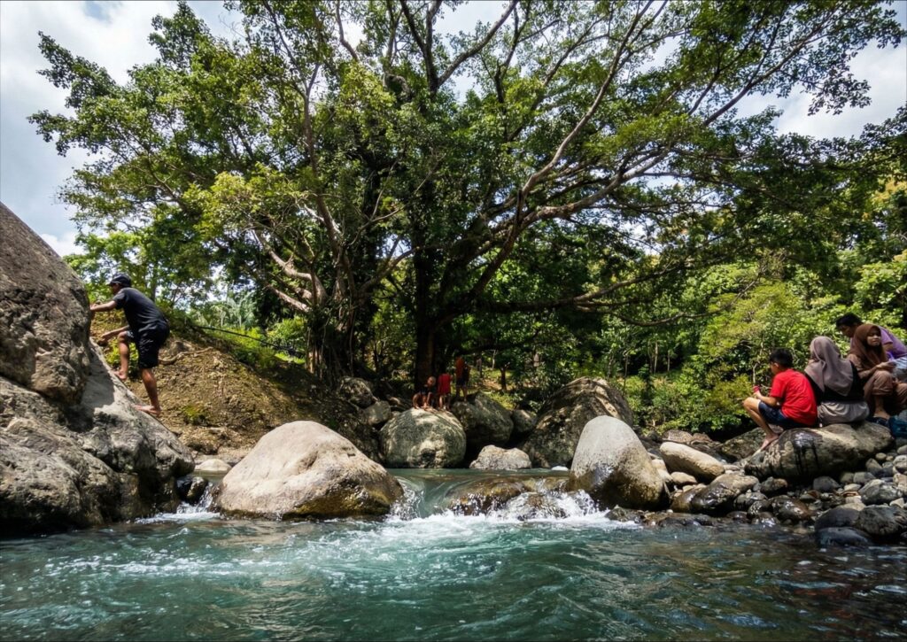 sungai marente air terjun agal 