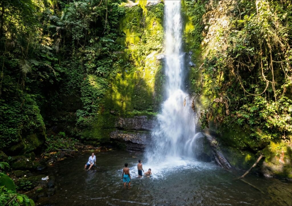 pesona air terjun semporonan