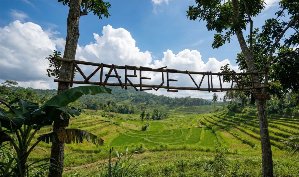 desa wisata sawah terasering Mareje